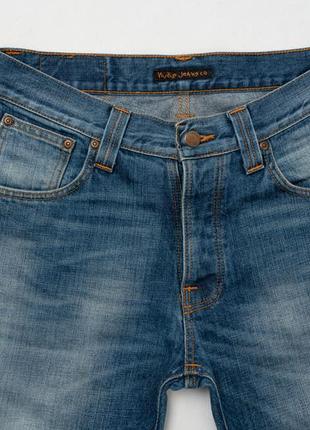 Nudie jeans average joe&nbsp;blue denim jeans мужские джинсы3 фото