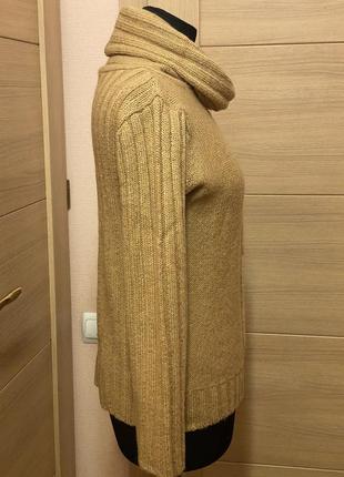 Новый стильный теплый свитер цвета кемел на 44, 46, 48, 50 или s, m, l, xl4 фото