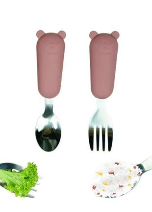 Силіконовий посуд, дитячий посуд, прибори, прикорм