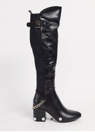 Ботфорты экокожа