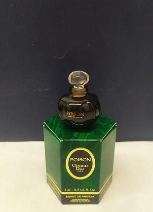 Вінтажна мініатюра poison esprit de parfum christian dior6 фото
