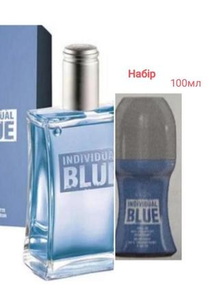 Туалетна вода avon individual blue (100 мл)