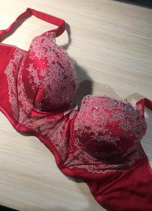 Бюстгальтер victoria’s secret limited edition crystal holiday collection longline bra 34dd 75e3 фото