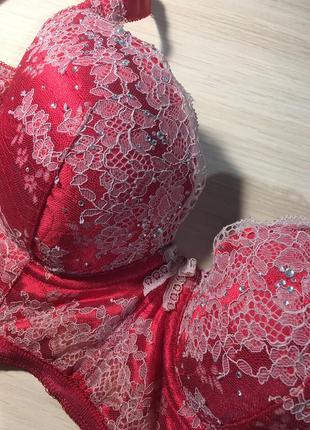 Бюстгальтер victoria’s secret limited edition crystal holiday collection longline bra 34dd 75e4 фото