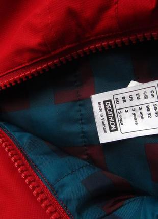 Теплая демисезонная двухсторонняя термо куртка парка водонепроницаемая ветрозащитная decathlon5 фото