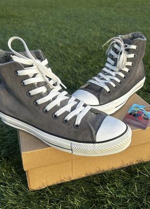 Женские зимние кеды converse chuck taylor all star vans sk8-hi mte