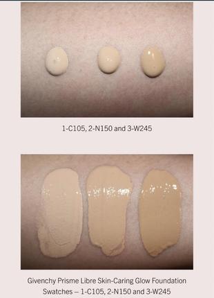 Givenchy prisme libre skin-caring glow foundation тональная основа5 фото