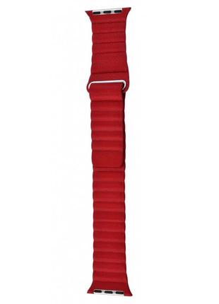 Ремінець apple watch leather loop 38/40/41 mm red