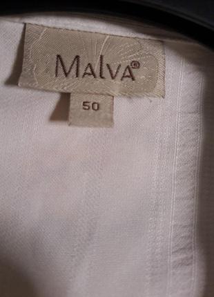Білосніжна блуза з декоративними ґудзиками 22 розміру4 фото