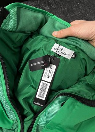 Топовый пуховик stone island modified nylon mix down jacket