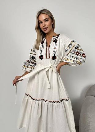 Вишита сукня ❤️ вишите плаття ❤️ вишиванка 🥰 базова жіноча сукня