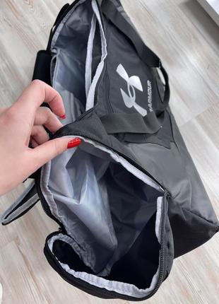 Черная спортивная сумка under armour оригинал спортивная сумка черная3 фото