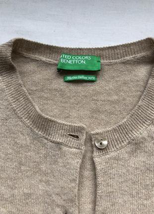 Шерстяной кардиган benetton4 фото