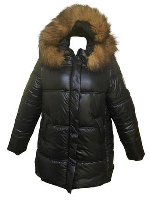 Жіноча тепла зимова куртка  46-48,50-522 фото