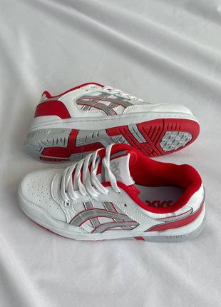 Кроссовки asics ex89 white/red2 фото