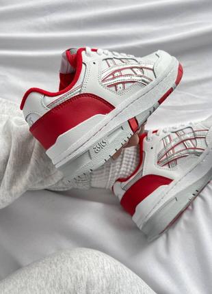 Кроссовки asics ex89 white/red9 фото