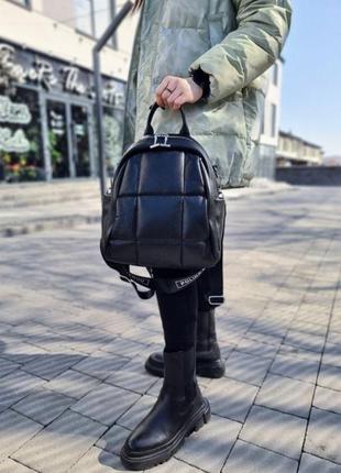 Женский кожаный рюкзак polina &amp; eiterou1 фото