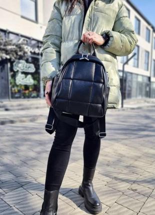Женский кожаный рюкзак polina &amp; eiterou4 фото