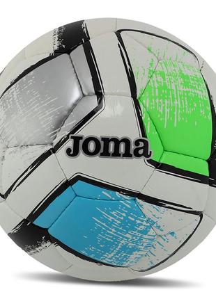 М'яч футбольний dali ii 400649-211-t5 no5 сіро-зелено-синій (57590038)