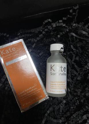 Пілінг для обличчя з aha-кислотами kate somerville liquid exfolikate triple acid resurfacing treatment 30 мл