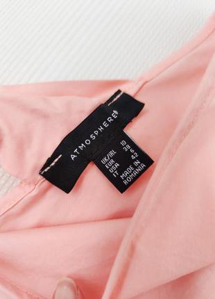 Котонова вільна блузка персикового кольору від atmosphere розмір s-m-l5 фото