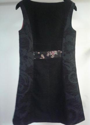 Новое шикарное платье жаккарж парча размер 8( 38) бренд desigual4 фото