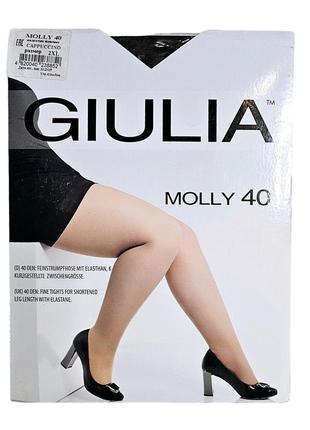 Колготки жіночі giulia molly 40 den 5р. 2xl 52-54 капучино
