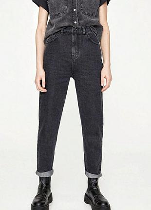 Джинсы мом pull&bear