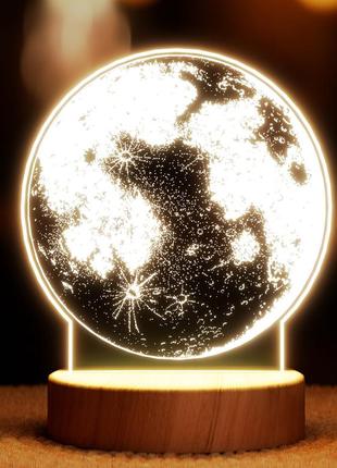 Світильник-нічник від usb "місяць.