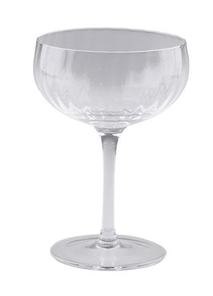 Келих для коктейлів фігурний скляний ребристий 6 шт. 350 мл