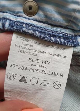 Guess стильный фирменный сарафан джинсовый комбинезон на девочку 13-14р.6 фото