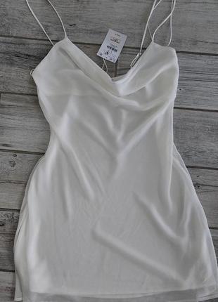 Платье в бельевом стиле bershka zara