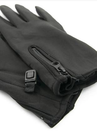 Перчатки мужские с подкладкой на флисе из термоматериала2 фото