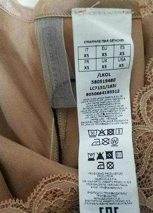 Роскошная сексуальная эротическая комбинация пеньюар ночной ночной сорочки из шелка silk seda бренд intimissimi, р.xs9 фото