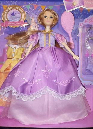 Лялька 91062-1 princess рапунцель 30см шарнірна з аксессуарами2 фото