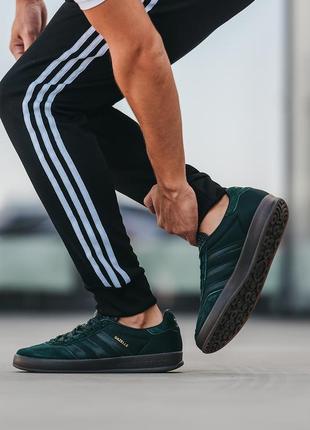 Adidas gazelle indoor green, кросівки адідас чоловічі зелені, кроссовки мужские адидас зелёные, кросівки адідас газель чоловічі
