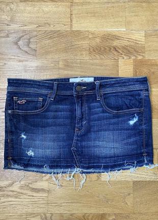 Джинсова спідниця hollister р. 30