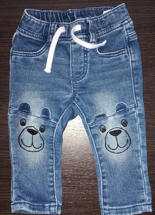Штани джинси 👖 6-9мис