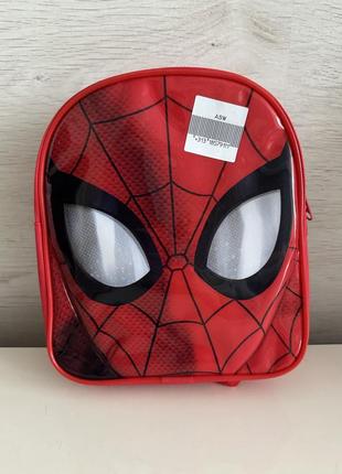 Детский красный рюкзак с человеком пауком spiderman