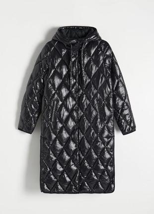 Стьобане пальто куртка в стилі zara