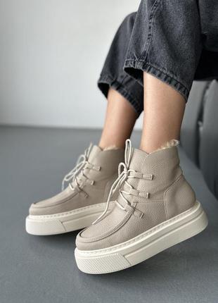 Ботинки кожаные зимние 36-40рр