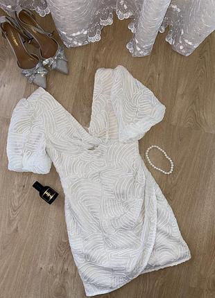 Красива сукня нарядна міні, сукня кольору шампань