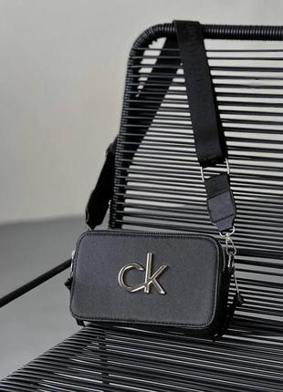 Женская сумка calvin klein snapshot black