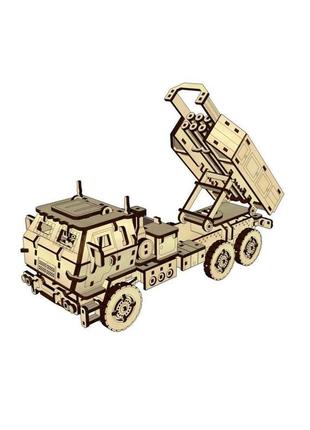 Дерев'яний конструктор "himars" pazly upz-004 308 деталей