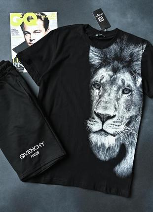 Футболка и шорты костюм в стиле givenchy