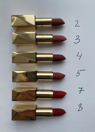 Скидка🔥стойкая матовая помада kiko holiday gems lasting luxury matte lipstick8 фото