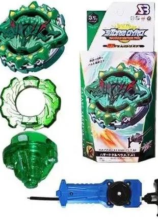 Бейблейд beyblade hazard kerbeus b-121 (бейблейд кербеус) с пусковым устройством