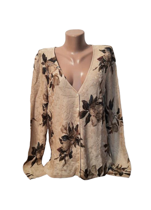 Кофта - кардиган 100% шовк linda allard ellen tracy