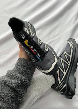 Кроссовки salomon xt-6 gray gore-tex7 фото