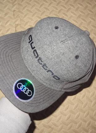 Кепка audi quattro unisex cap, flat brim